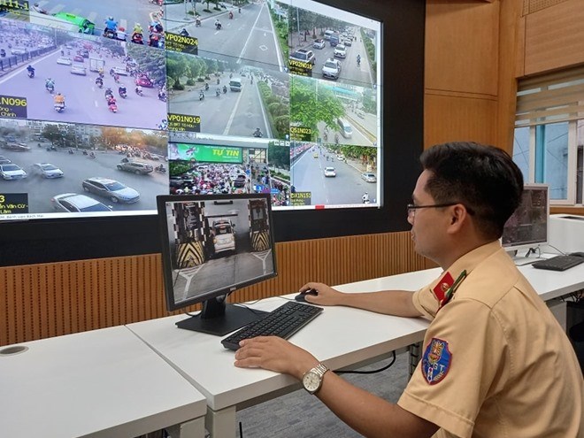 Công an TP Hà Nội thay đổi thẩm quyền xử phạt hành chính. Ảnh Việt Dũng