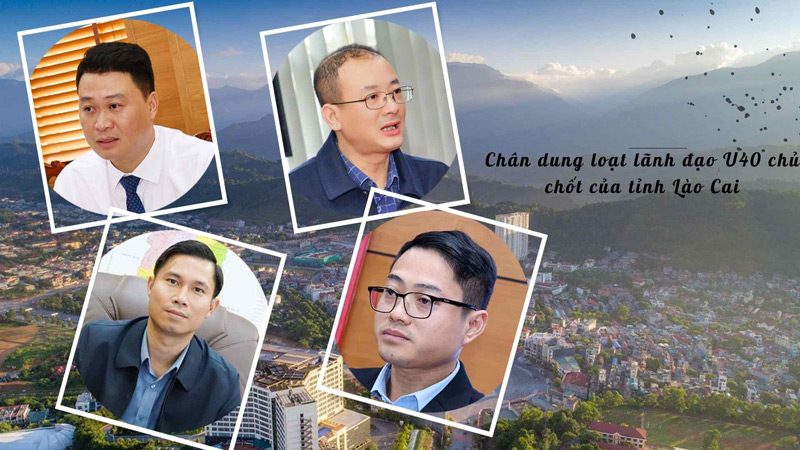 A series of U40 youth leaders of Lao Cai province. Photo: Dinh Dai