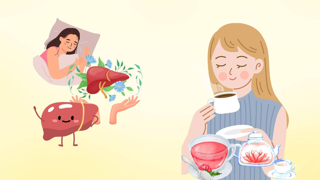 Tea that is beneficial for sleep, helps detoxify the liver effectively