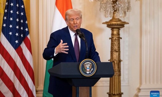 Tổng thống Mỹ Donald Trump. Ảnh: Xinhua