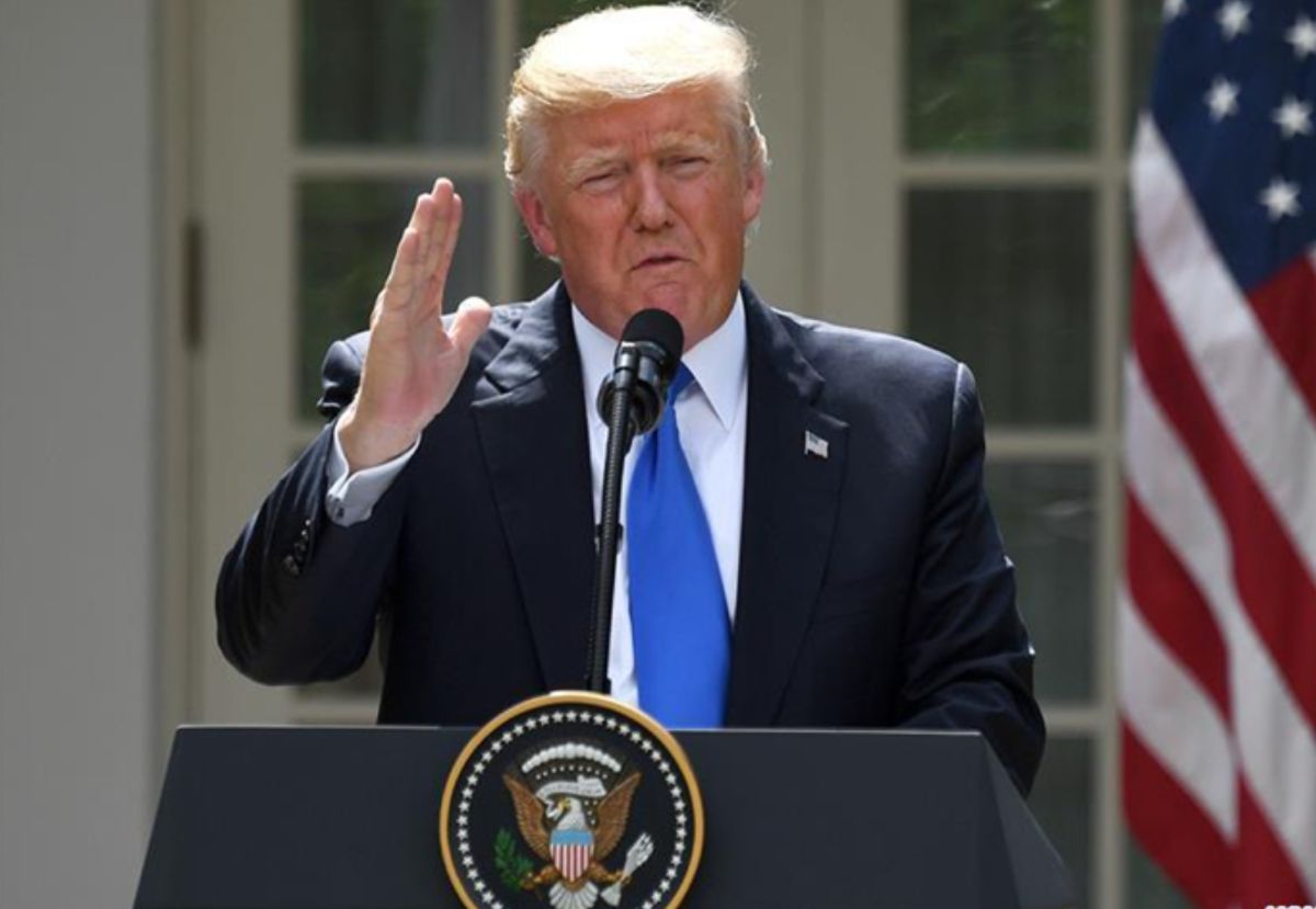 US President Donald Trump puts pressure on Russia sanctions. Photo: Xinhua