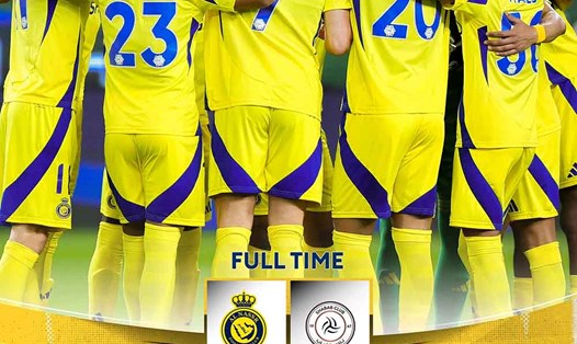 Al-Nassr có trận hòa 2-2 trước Al-Shabab trong ngày Ronaldo ghi bàn. Ảnh: Al-Nassr