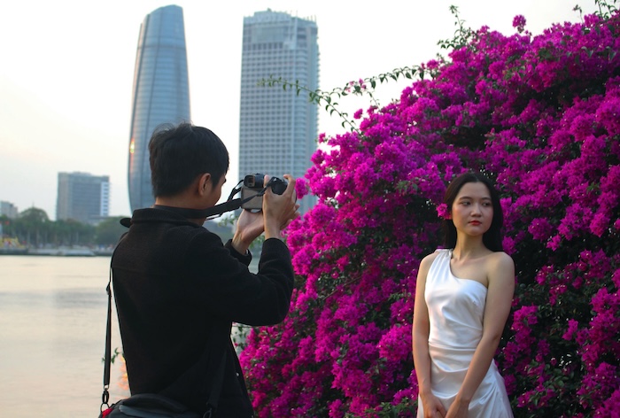 Da Nang in the blooming bougainvillea season. Photo: Thanh Huyen