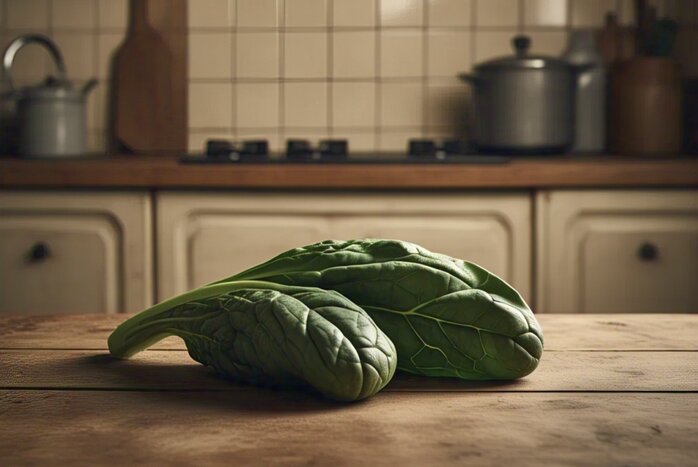 Why does spinach help reduce symptoms of menstrual cramps? Photo: AI