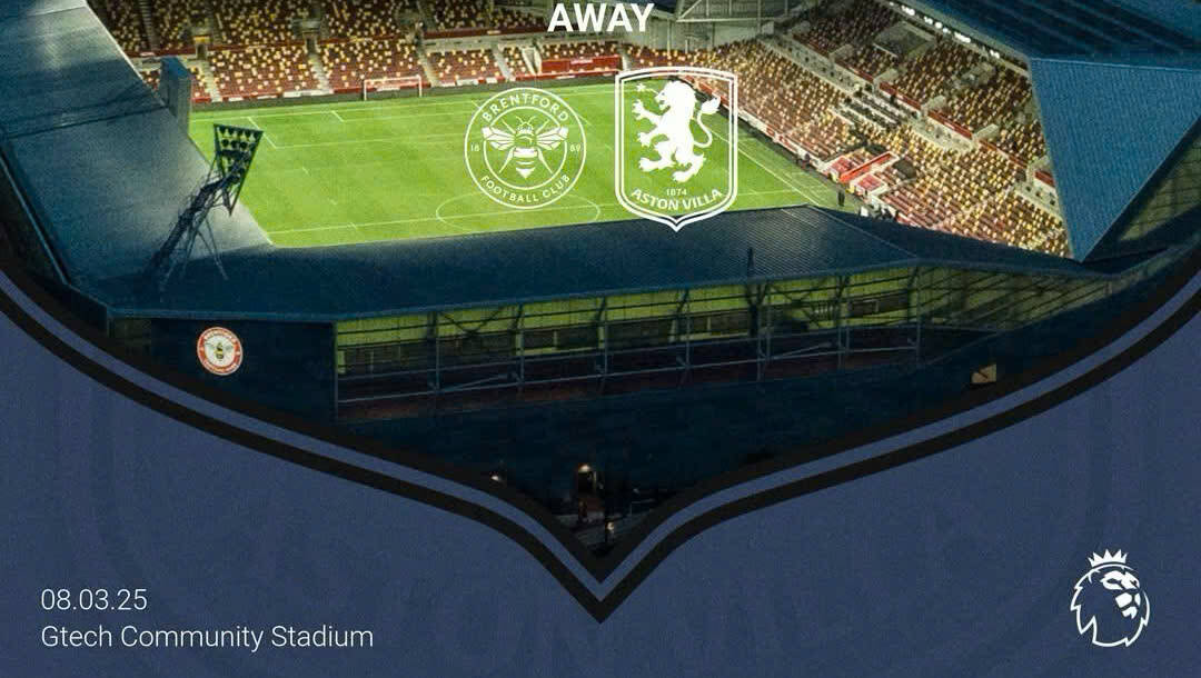 Brentford vs Aston Villa in the Premier League. Photo: Aston Villa Club