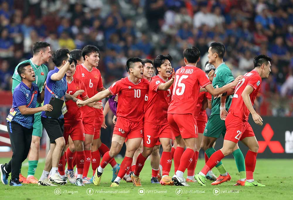 The Vietnam team will have 2 matches in Binh Duong in March 2025. Photo: VFF