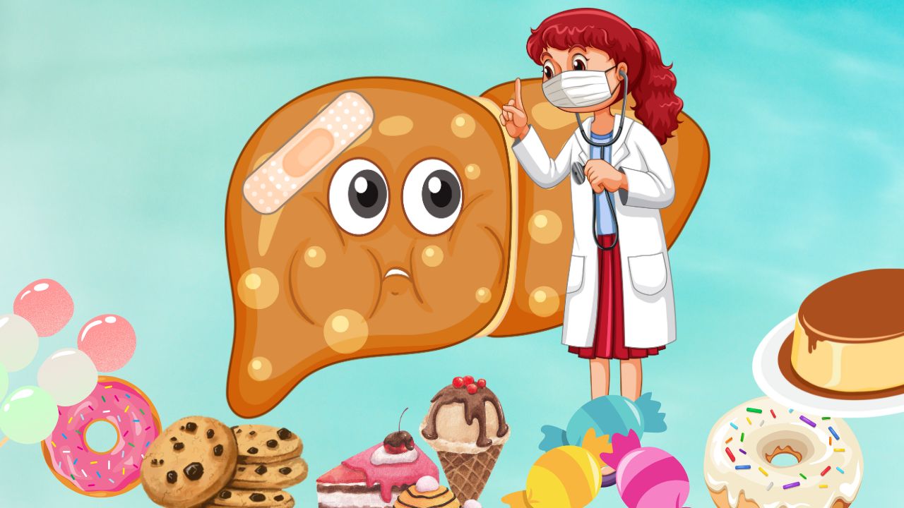 Regular consumption of sweets will overload the liver. Graphic photo: Ha My