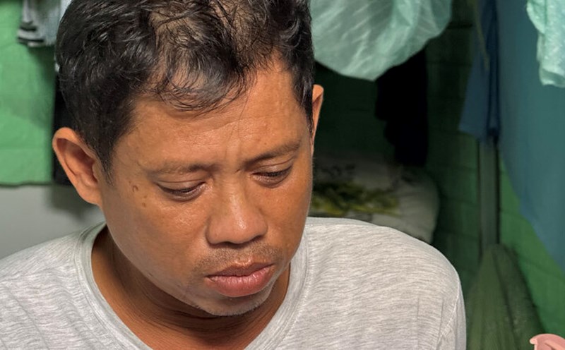 Mr. Nguyen Tan Loi suffered from kidney failure at the end of his life thanks to the love of society. Photo: Hoang Loc