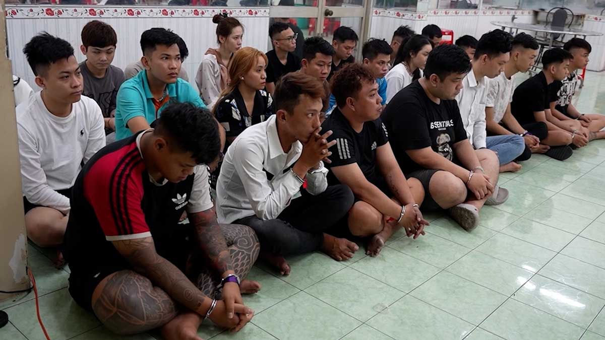Dismantling a drug trafficking ring from Cambodia to Ho Chi Minh City. Photo: Provided by the police