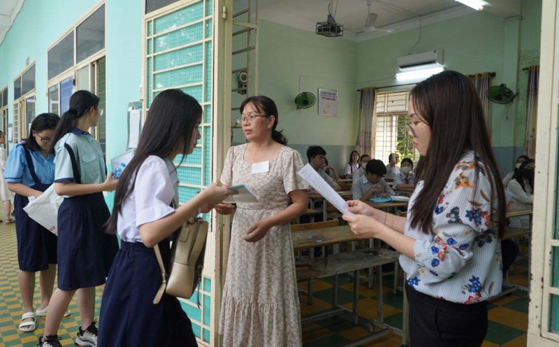 This year's 10th grade entrance exam in Ho Chi Minh City will take place over 2 days, June 6-7. Photo: Chan Phuc