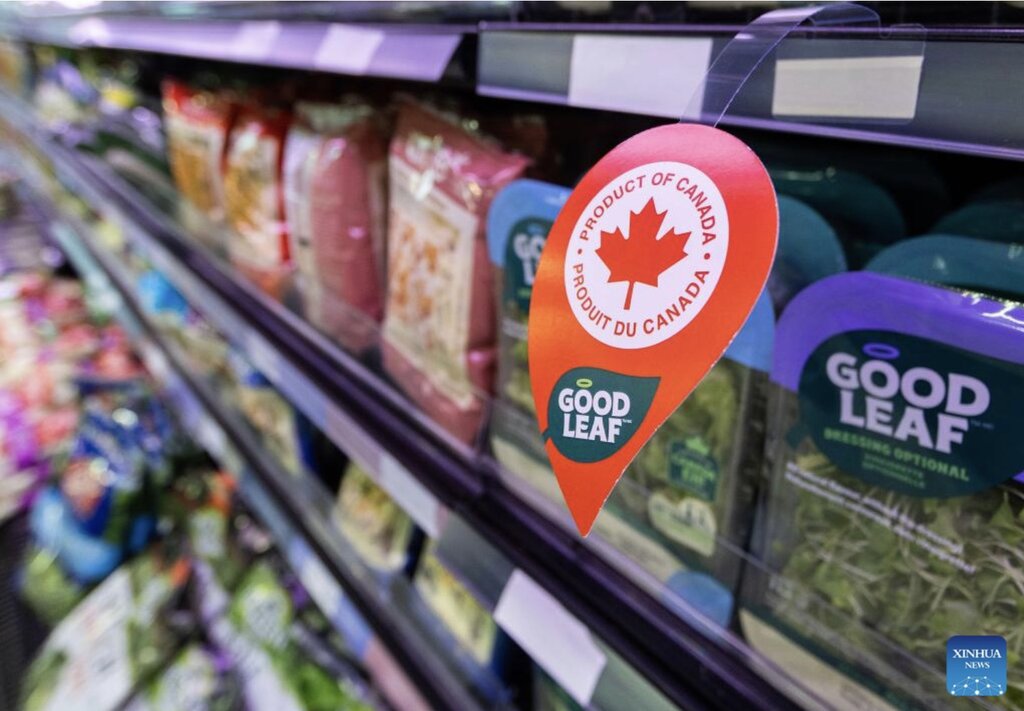 China announced tariffs on some Canadian goods on March 8. Photo: Xinhua