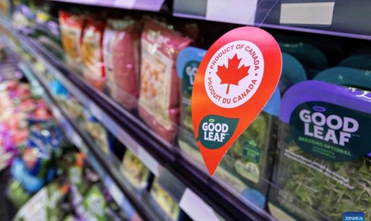 Trung Quốc ngày 8.3 công bố áp thuế với một số mặt hàng của Canada. Ảnh: Xinhua