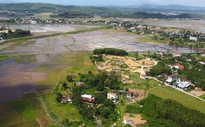 VSIP II Quang Ngai Industrial Park is deployed in the two communes of Binh Thanh (289ha) and Binh Hiep (209ha). Photo: Vien Nguyen.
