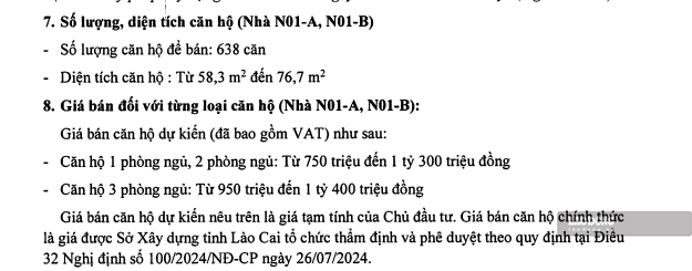 Cac can ho co gia tu 750 trieu den 1,4 ti dong/can. Anh: Dinh Dai