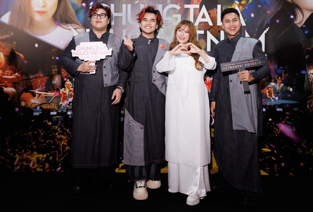 Hoang Thuy Linh releases the film "Vietnamese Concert Film". Photo: Film crew.