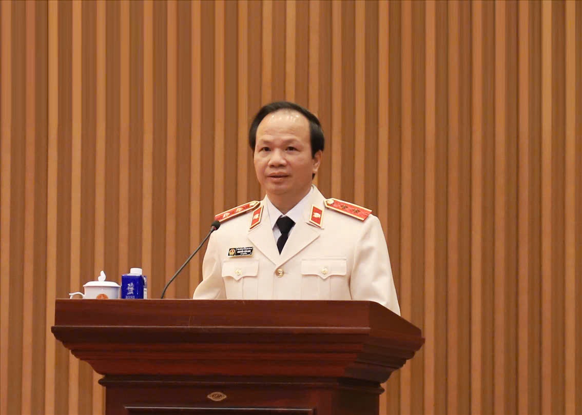 Mr. Nguyen Tien Son - Assistant to the Chief Prosecutor of the Supreme People's Procuracy - spoke after receiving the appointment decision. Photo: Supreme People's Procuracy