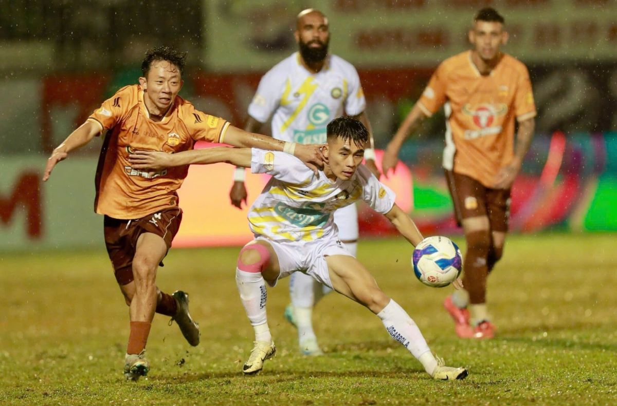 Thanh Hoa dio la bienvenida a Hoang Anh Gia Lai en casa en el contexto de una forma no alta. Foto: VPF