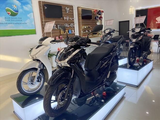 Many Honda motorbikes have been discounted in early March. Illustrative photo: Nguyen Thuy