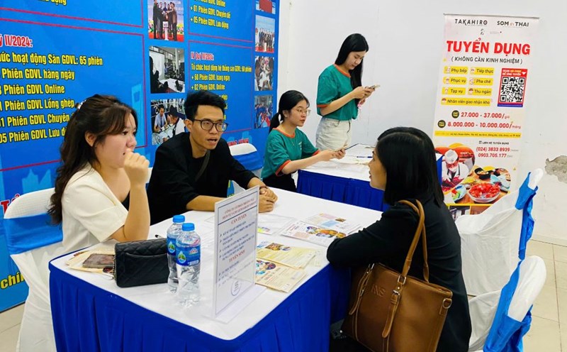 Many workers prepare knowledge and are ready to participate in the labor market in the context of AI strongly affecting all areas of life. Photo: Quang Thanh