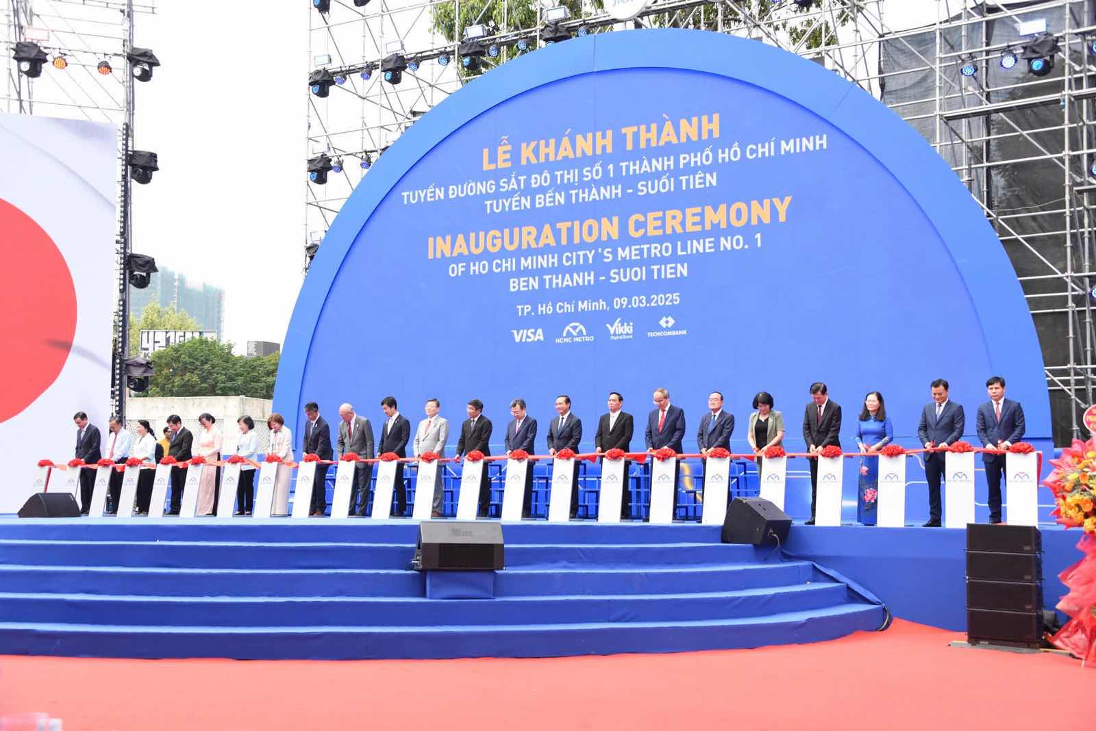 Inauguration of Metro Line 1 after serving 5 million visitors