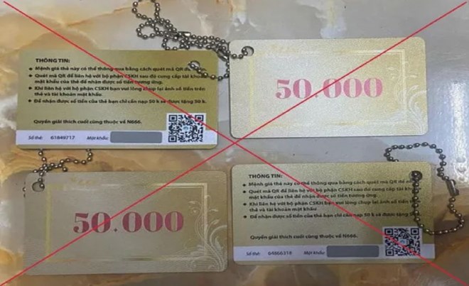 The scam of scanning QR codes to receive money has been warned by the police. Photo: Ho Chi Minh City Police