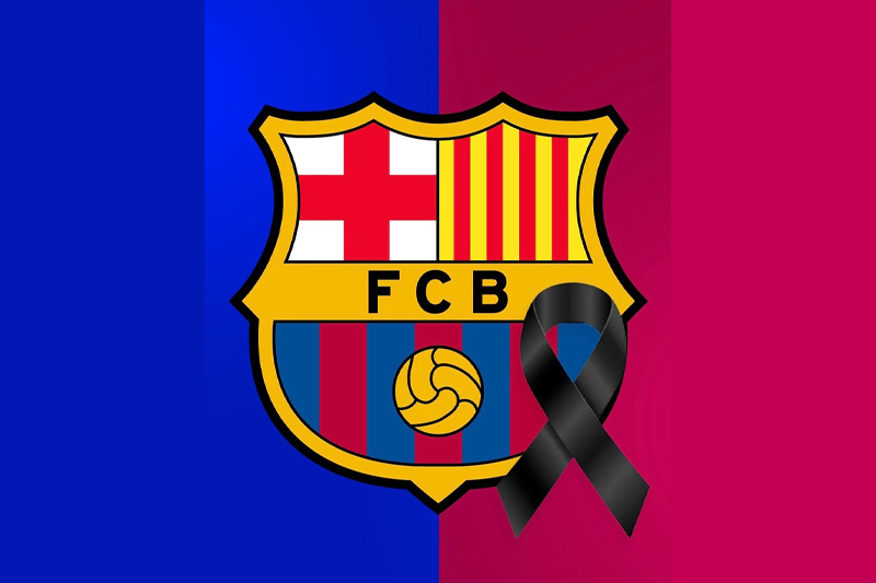 Barcelona's match was postponed because the team's doctor suddenly passed away. Photo: Barcelona