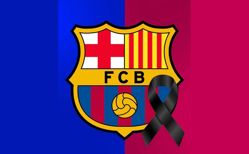 Barcelona's match was postponed because the team's doctor suddenly passed away. Photo: Barcelona