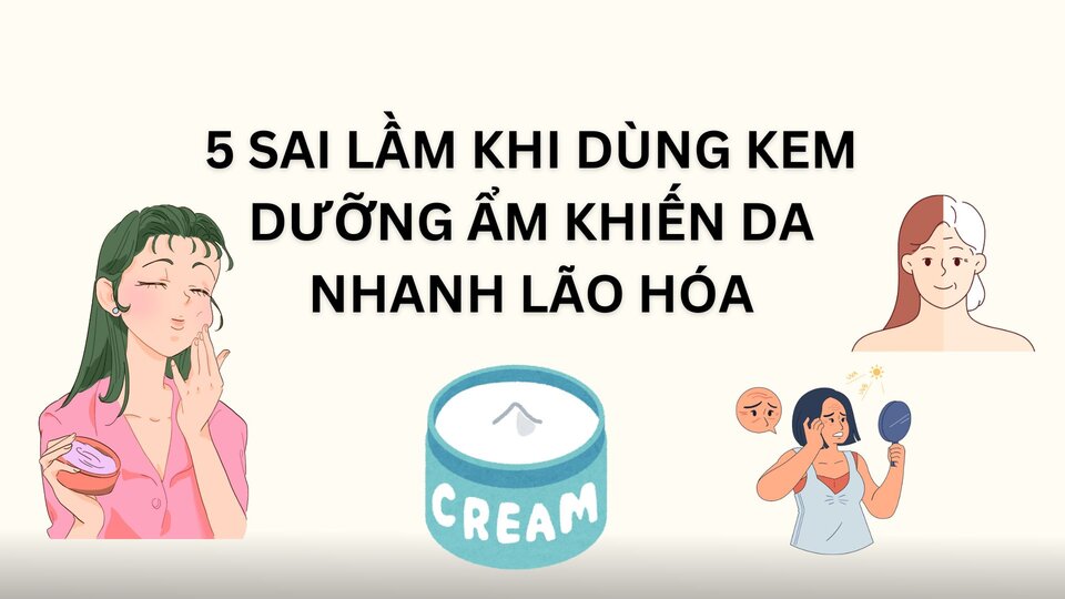 5 mistakes when using moisturizer that cause skin to age quickly