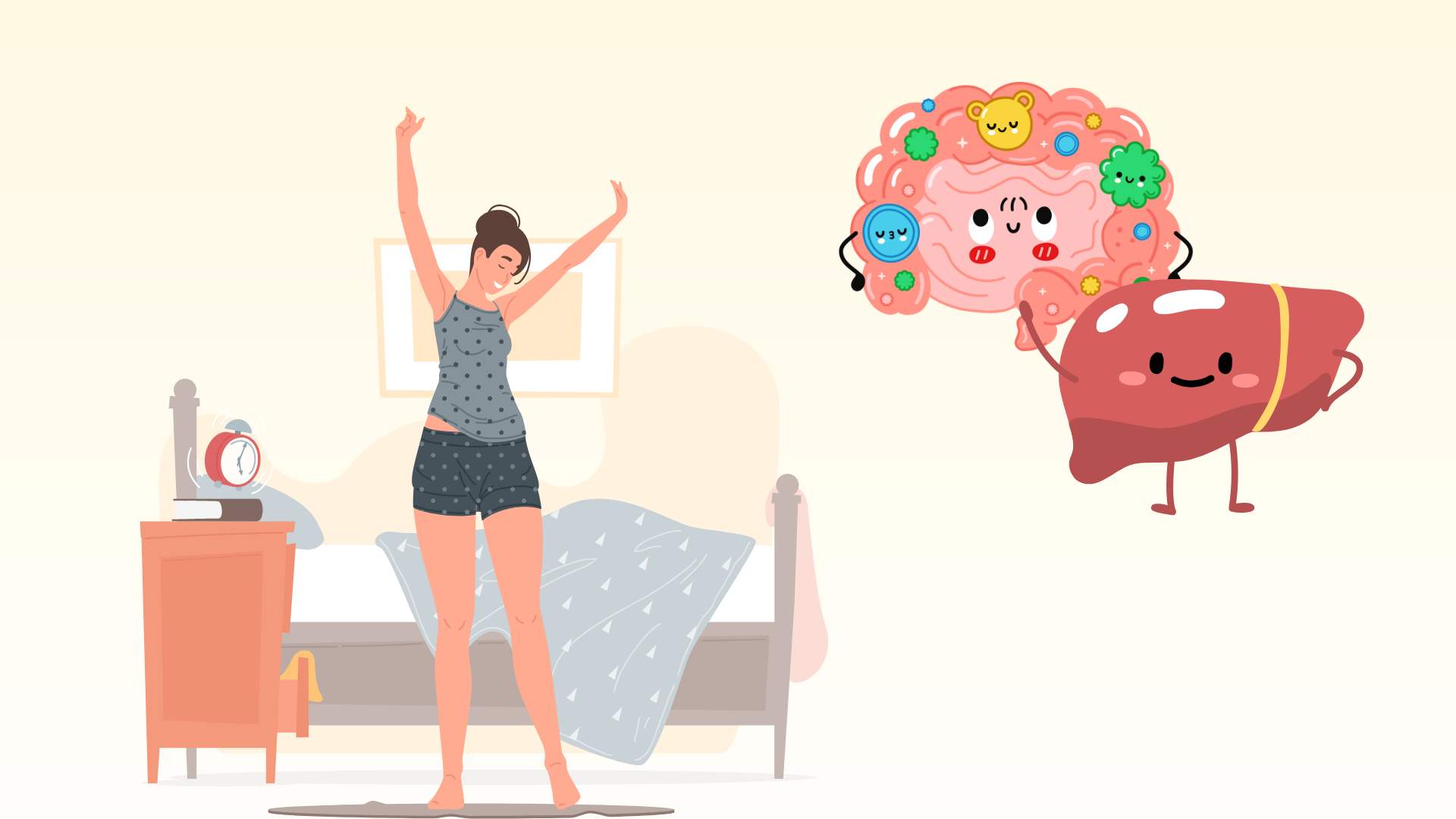 2 morning golden habits help keep the liver healthy and the intestines clean. Graphics: Dinh Dinh