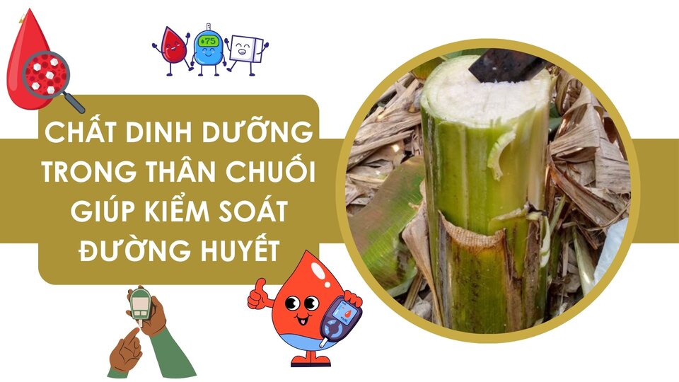 Nutrients in banana stems help control blood sugar