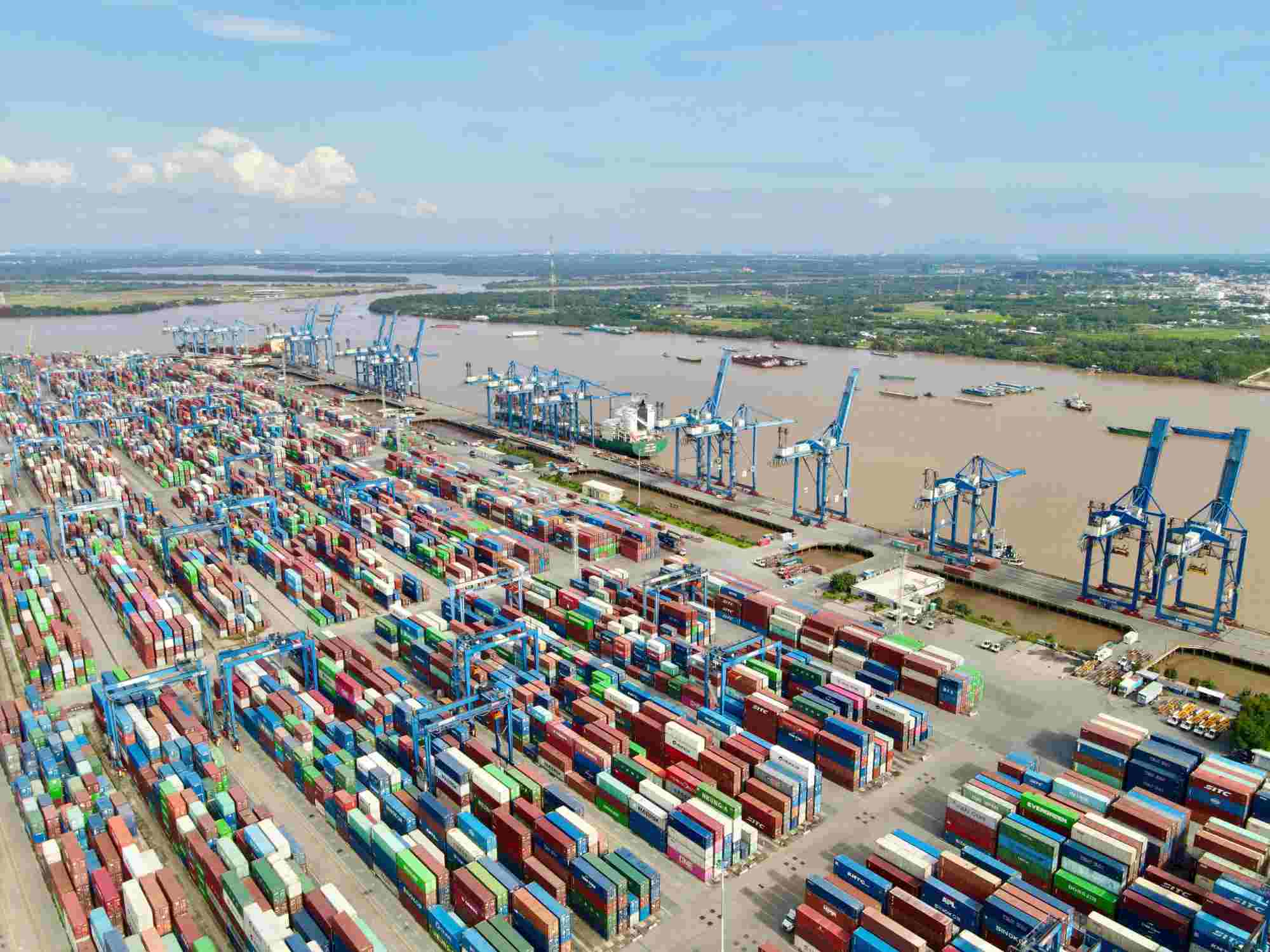 Cat Lai Port, Thu Duc City. Photo: Anh Tu