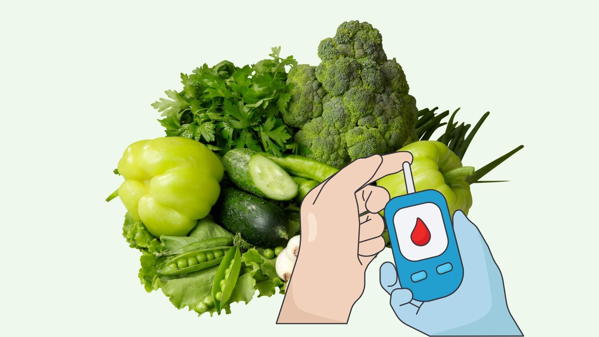 Eat a truly vegetarian diet to effectively control blood sugar. Graphics: Linh Dan