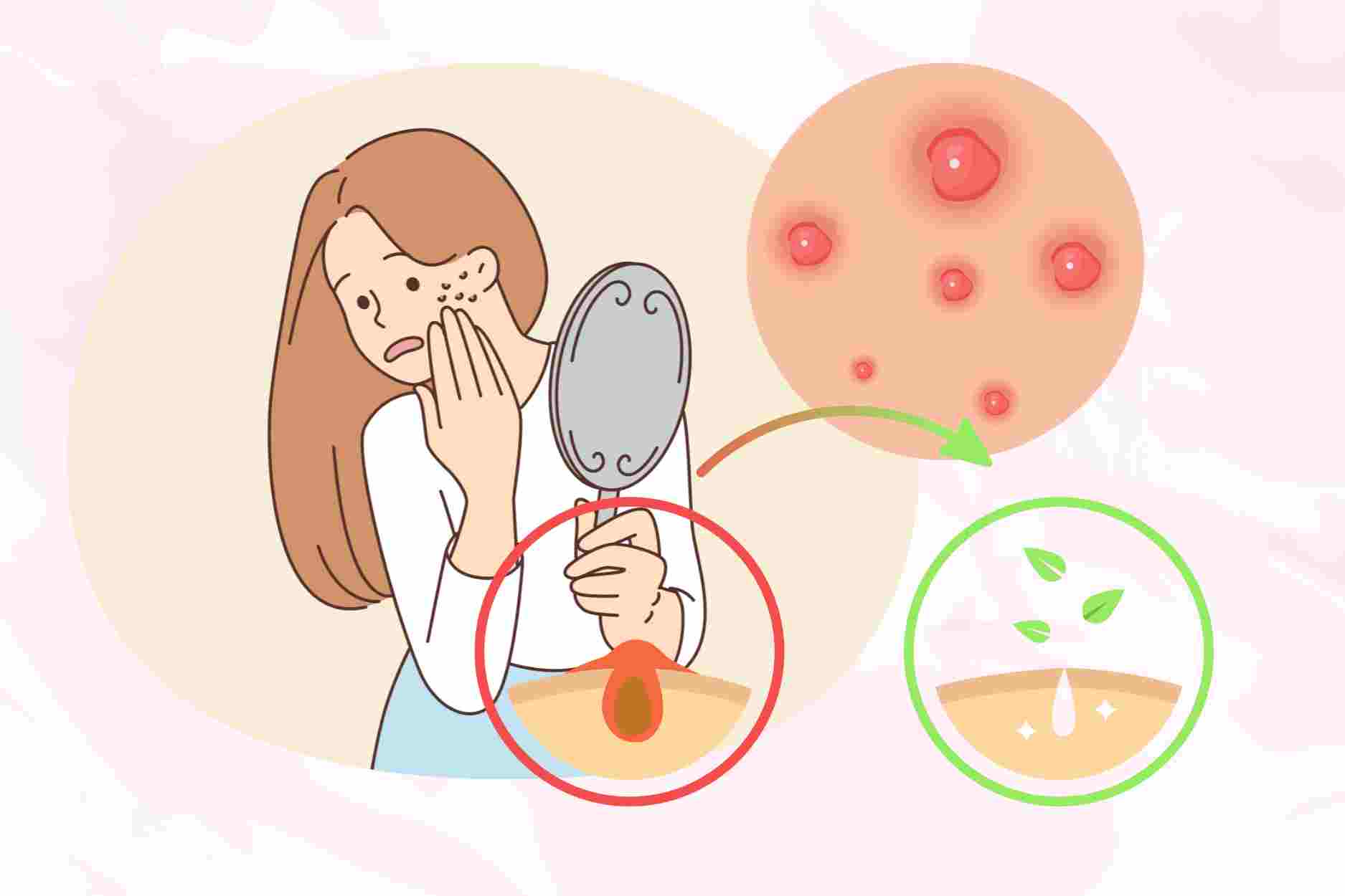 With these characteristics on your face, you need to detoxify quickly. Graphics: Dinh Dinh