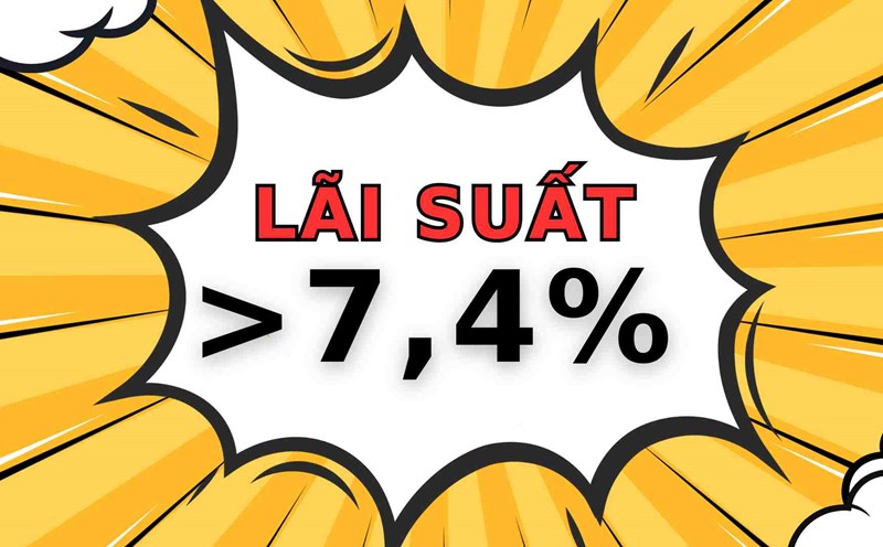 13-month savings interest rates in the banking system fluctuate around 4.4 - 9%. Graphics: Thach Lam
