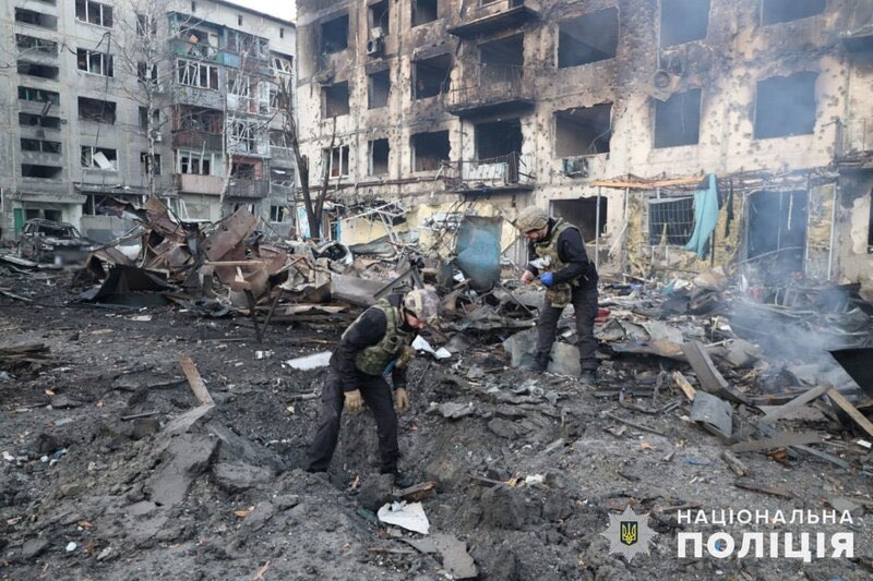 The Donetsk region was devastated after a conflict between Russia and Ukraine. Photo: AFP