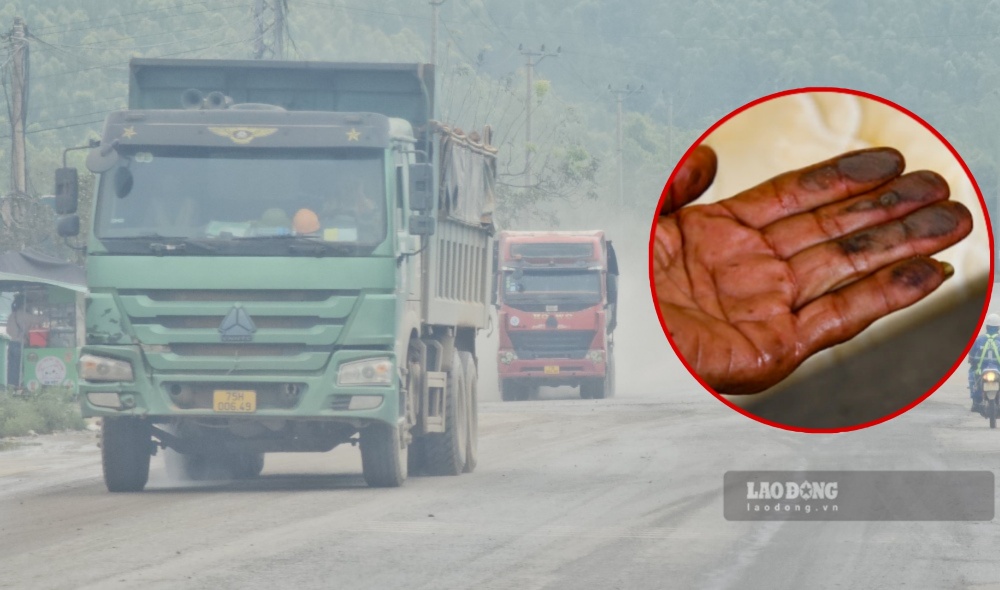 El polvo ataco casas en el pueblo de Min Son, en la provincia de Guangdong. Imagen: El amanecer