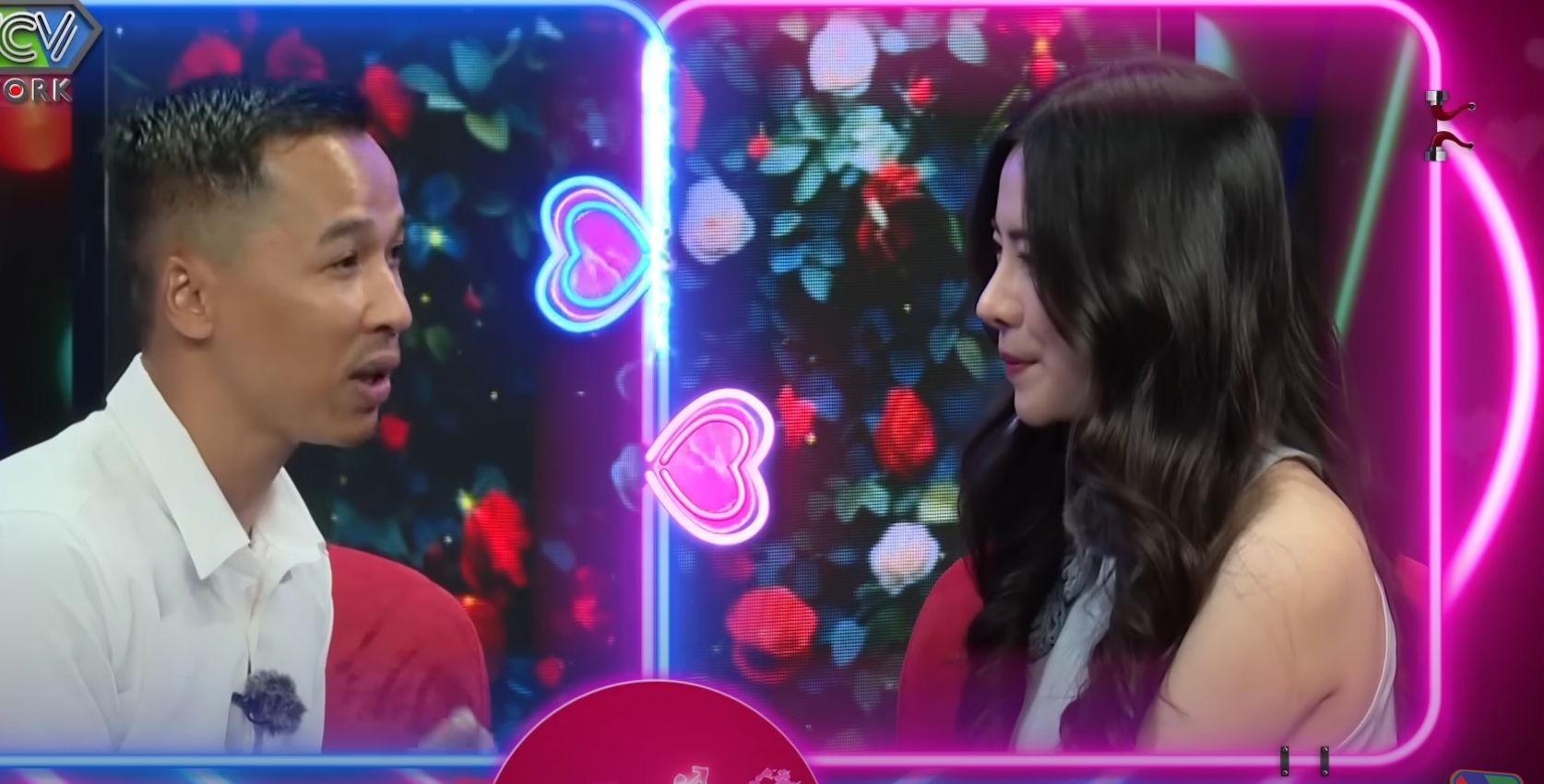 The couple at "You want to date". Photo: MCV Producer.