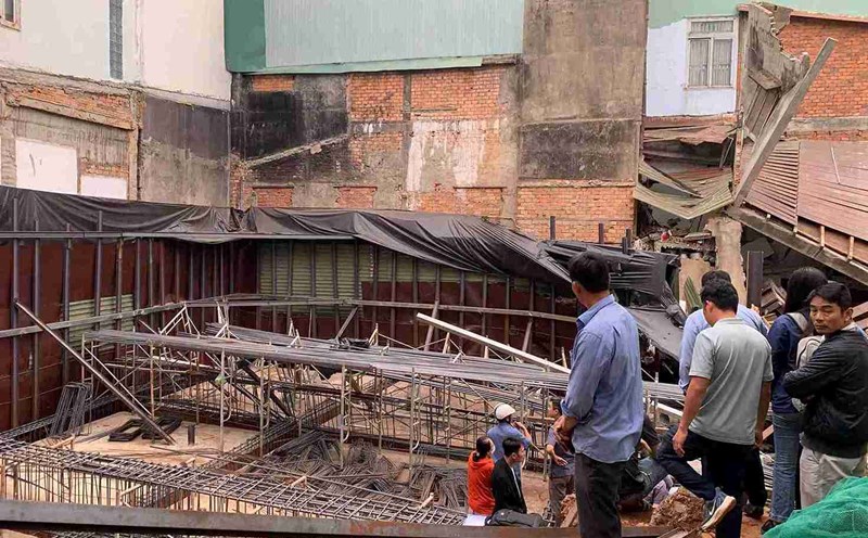 Scene of the incident. Photo: Bao Trung