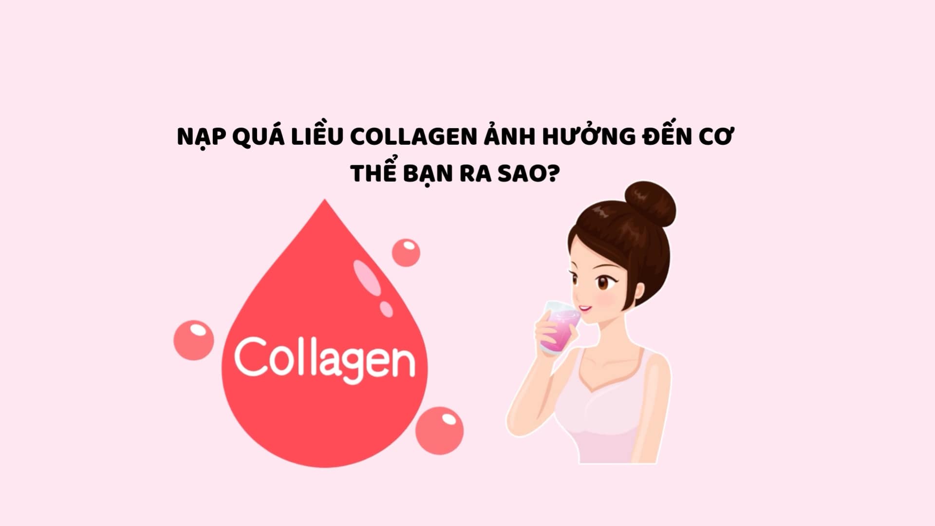 Abuso de colageno y efectos inesperados en el cuerpo. El dibujo: