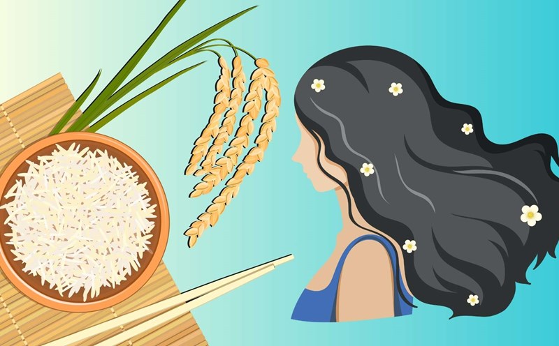 5 benefits of using rice water for hair. Graphics: Dinh Dinh