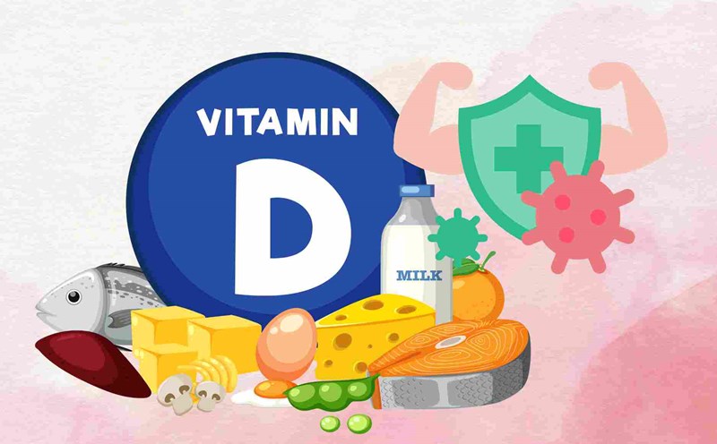 Strengthen the immune system with 5 foods rich in vitamin D. Graphics: Dinh Dinh