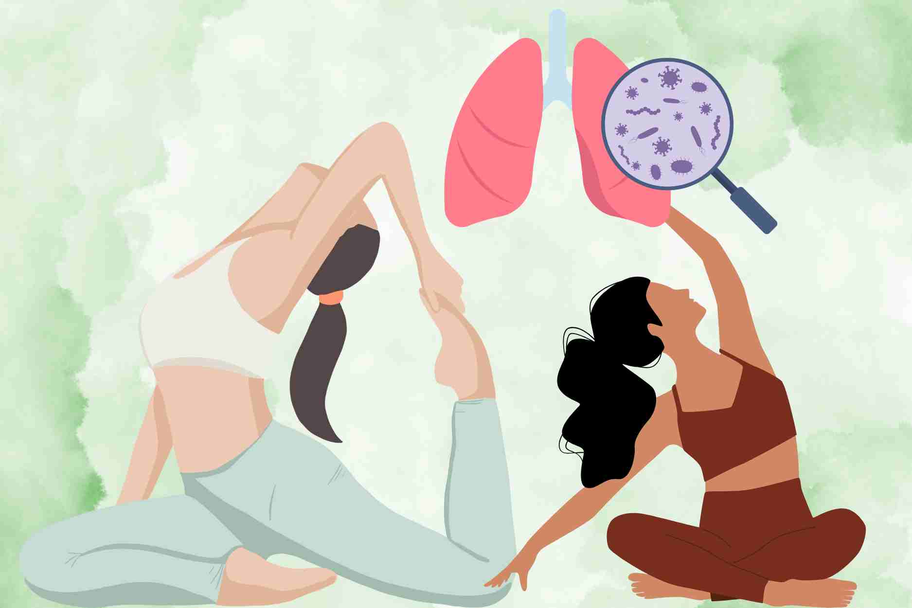 Las 5 posturas de yoga ayudan a los enfermos de tuberculosis a mejorar su salud. El dibujo de la Piedra
