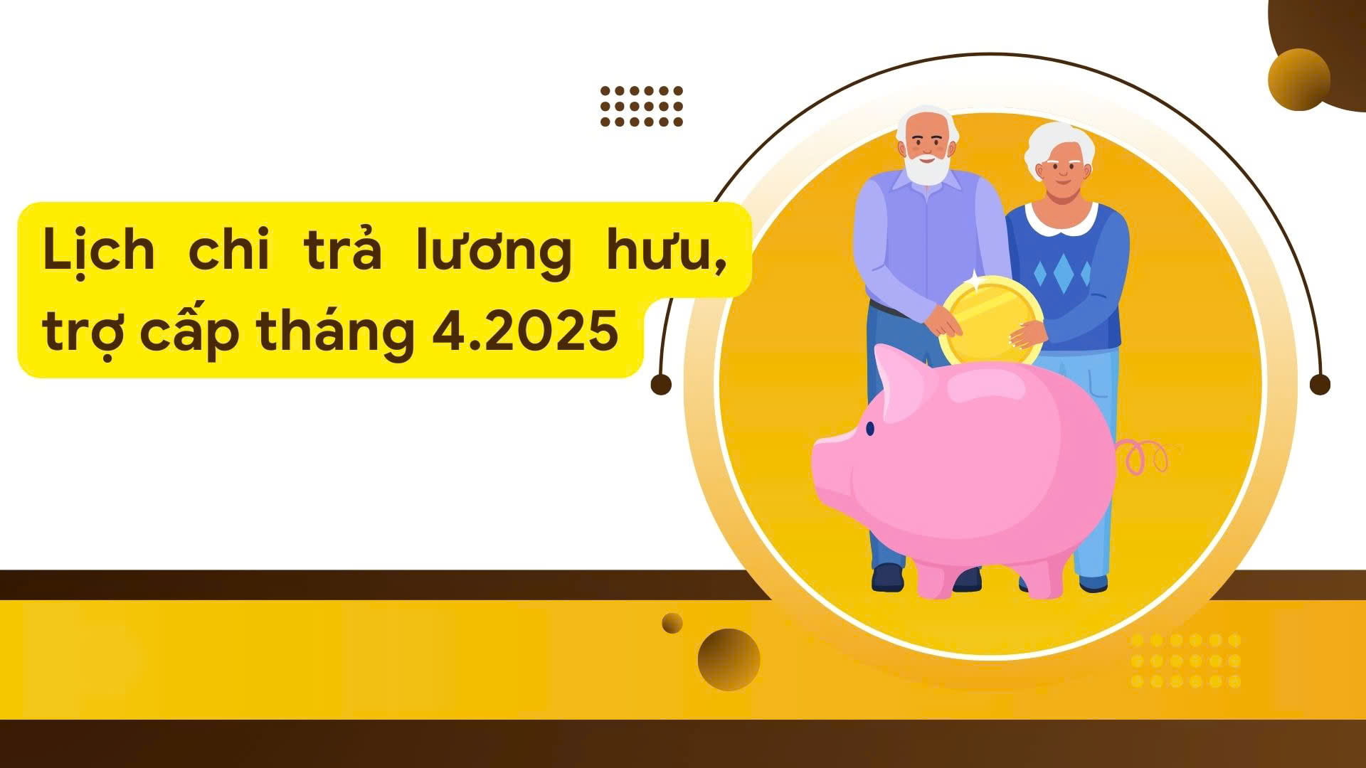 Calendario de pagos de pensiones y subsidios para abril de 2025