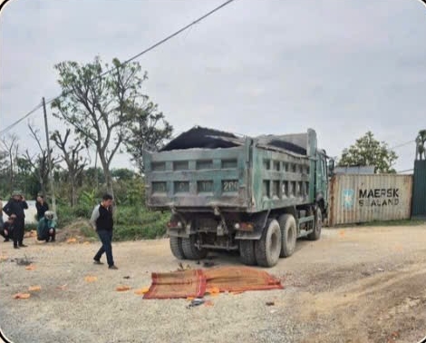 The accident occurred in Tien Lang district, Hai Phong. Photo: Hai Phong Traffic Safety Committee