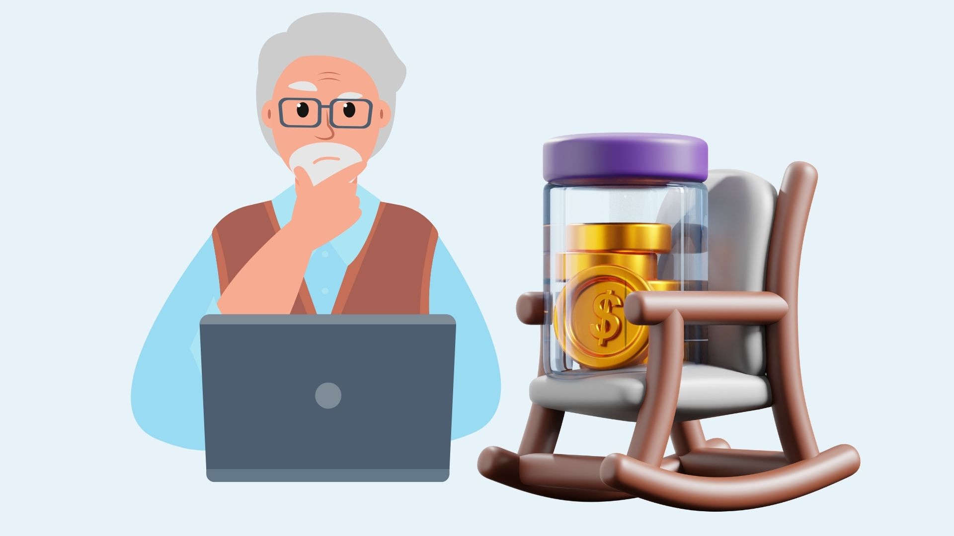 3 formas de recibir una pension desde el 1.7.2025. Diseñado por Linh Dan