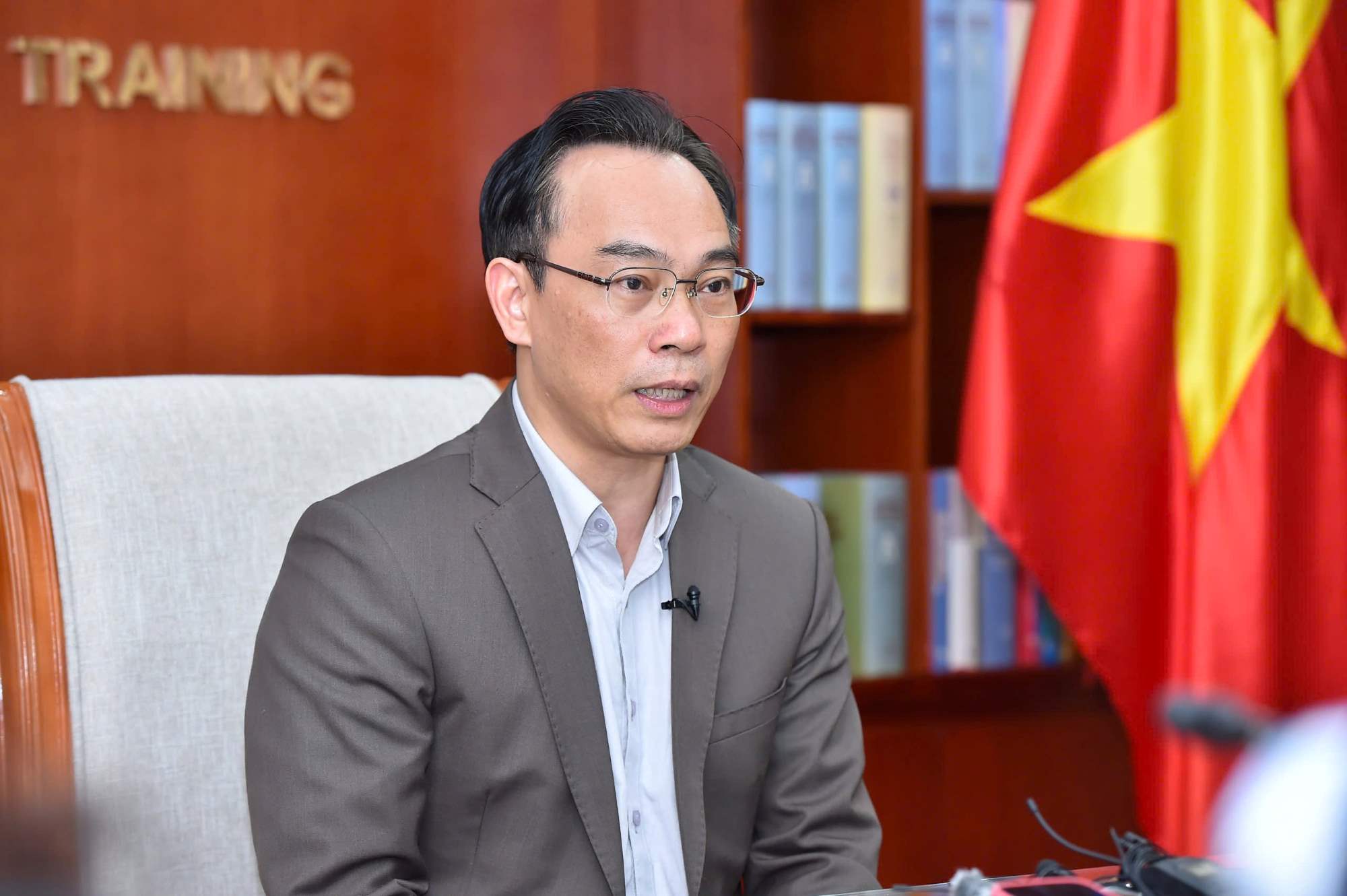 PGS.TS Hoang Minh Son - Thu truong Bo Giao duc va Dao tao. Anh: Tran Hiep