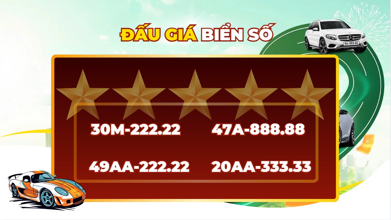 El numero de la placa mas atractivo en la subasta de la placa del 10.4