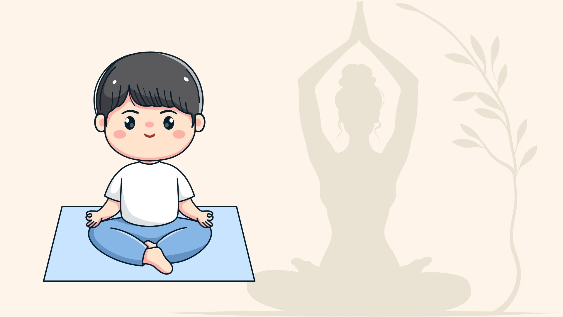 5 morning yoga exercises for healthy children. Graphics: Dinh Dinh