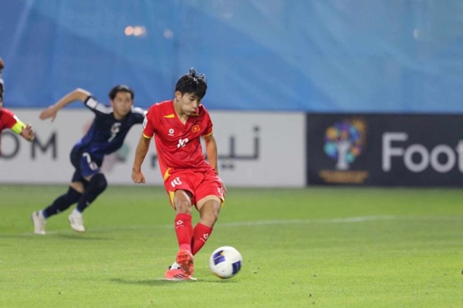 U17 Vietnam enters an important match in the 2025 U17 Asian Cup against U17 UAE. Photo: VFF