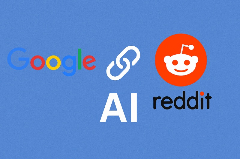 Google and Reddit announced a cooperation to include Gemini in Reddit Answers. Illustrative photo created by AI